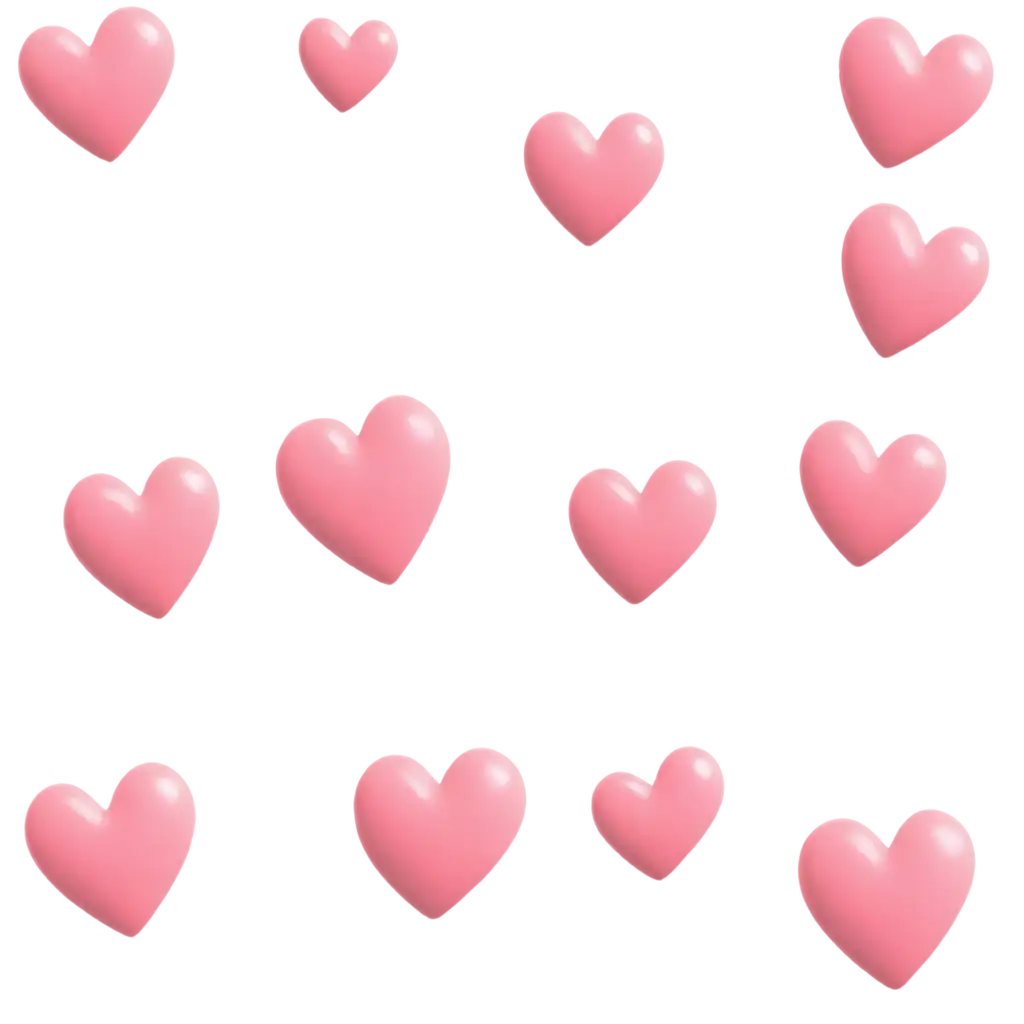 Cute-3D-Hearts-PNG-Perfect-for-Digital-Design-Creative-Projects