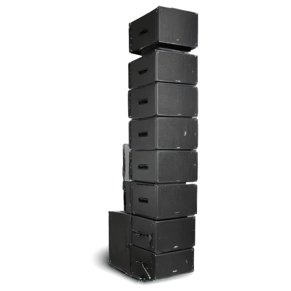 Line-Array-Loudspeakers-PNG-Image-HighQuality-Vertical-Audio-Equipment-Illustration