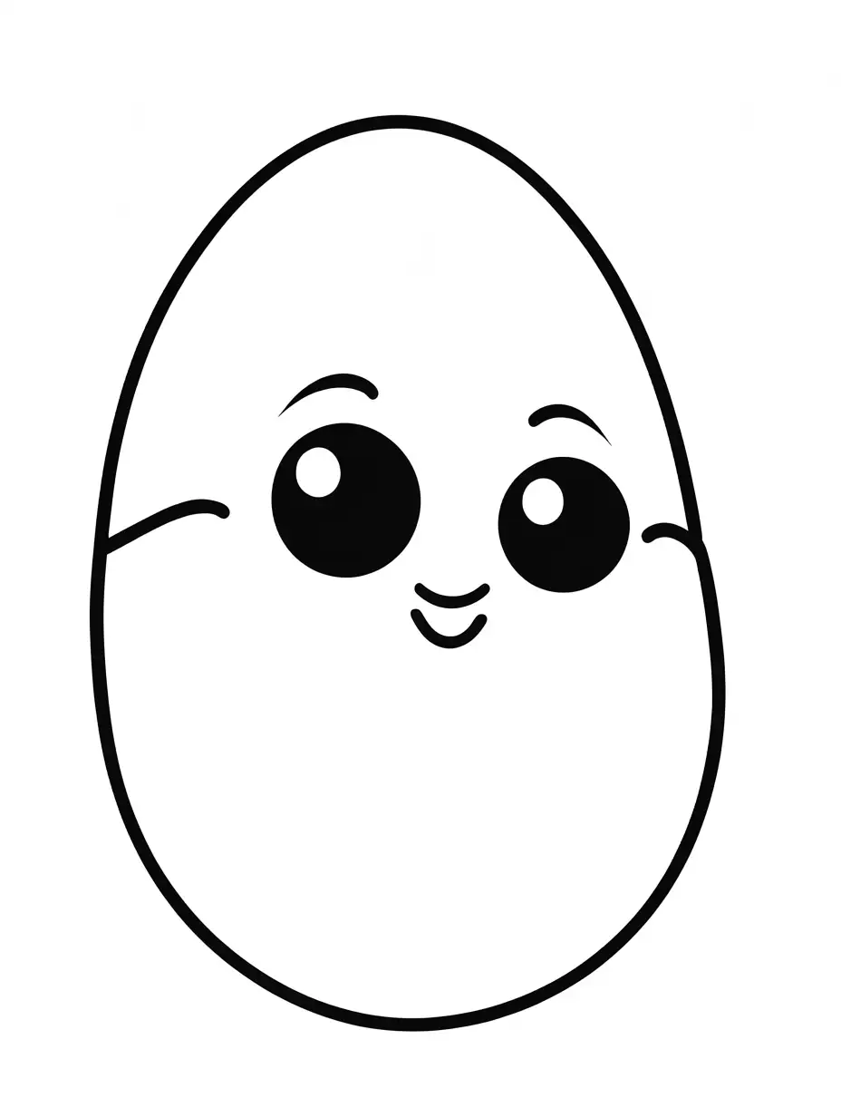 Simple-Kawaii-Egg-Coloring-Page-for-Kids