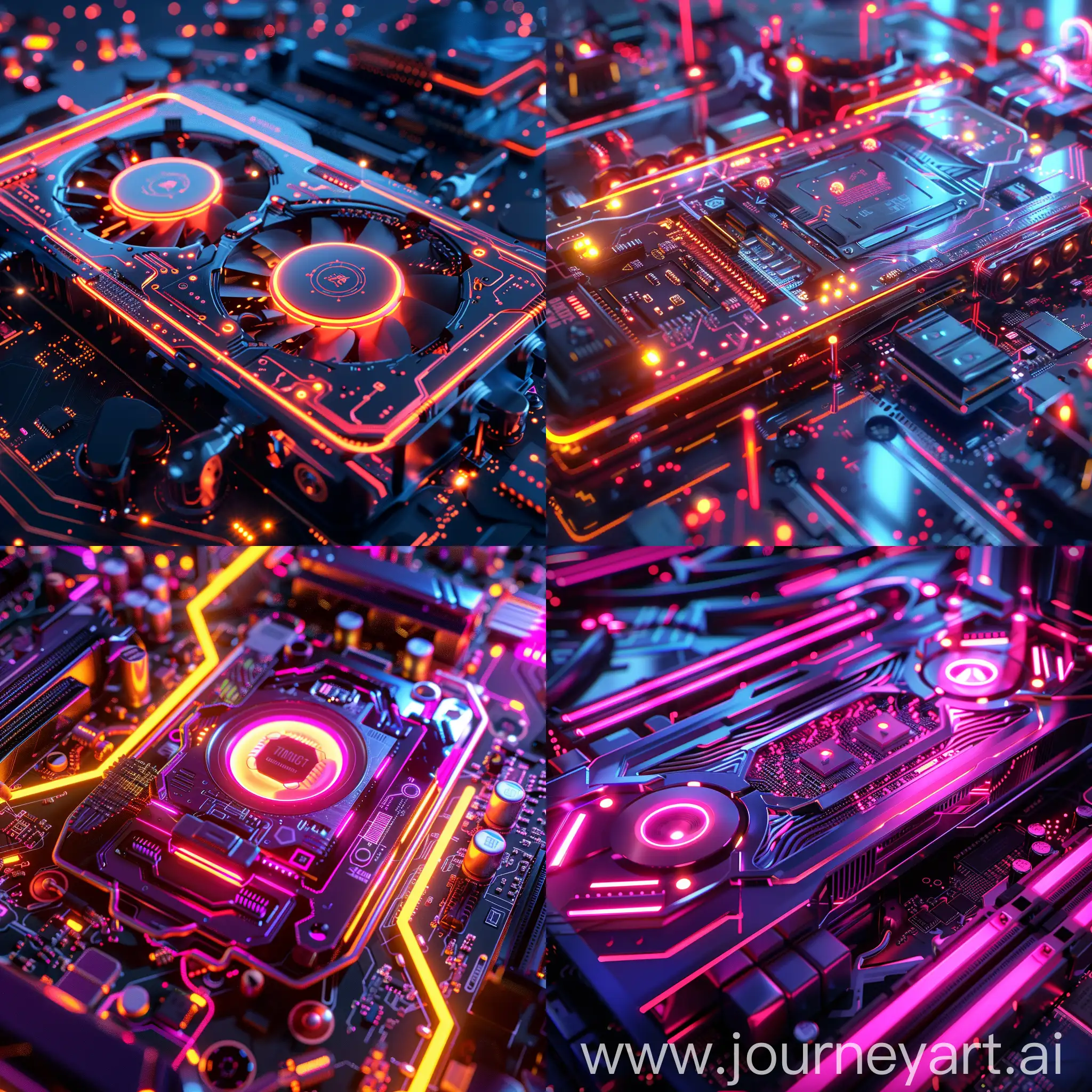 Futuristic-NanoImproved-PC-Graphics-Card-with-Neon-Lights