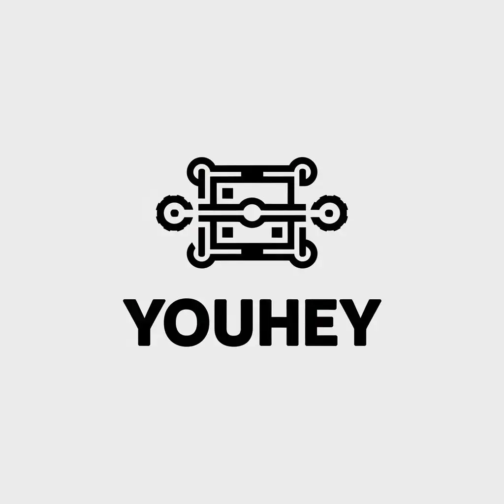 LOGO Design for Youhey Mechanical Electric TechInspired with Minimalist Style for Internet Industry