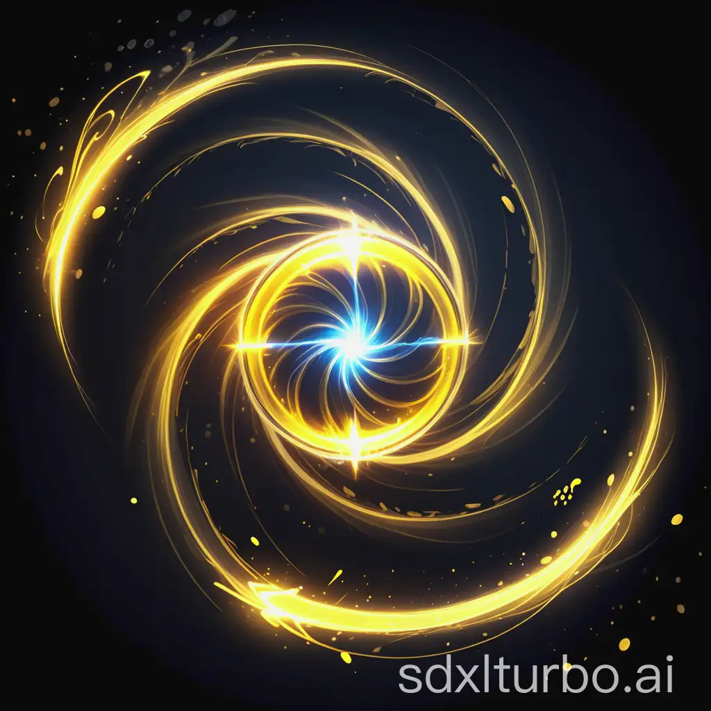 Magical-Spell-Icon-with-Aura-of-Pure-Light-and-Swirling-Yellow-Energy