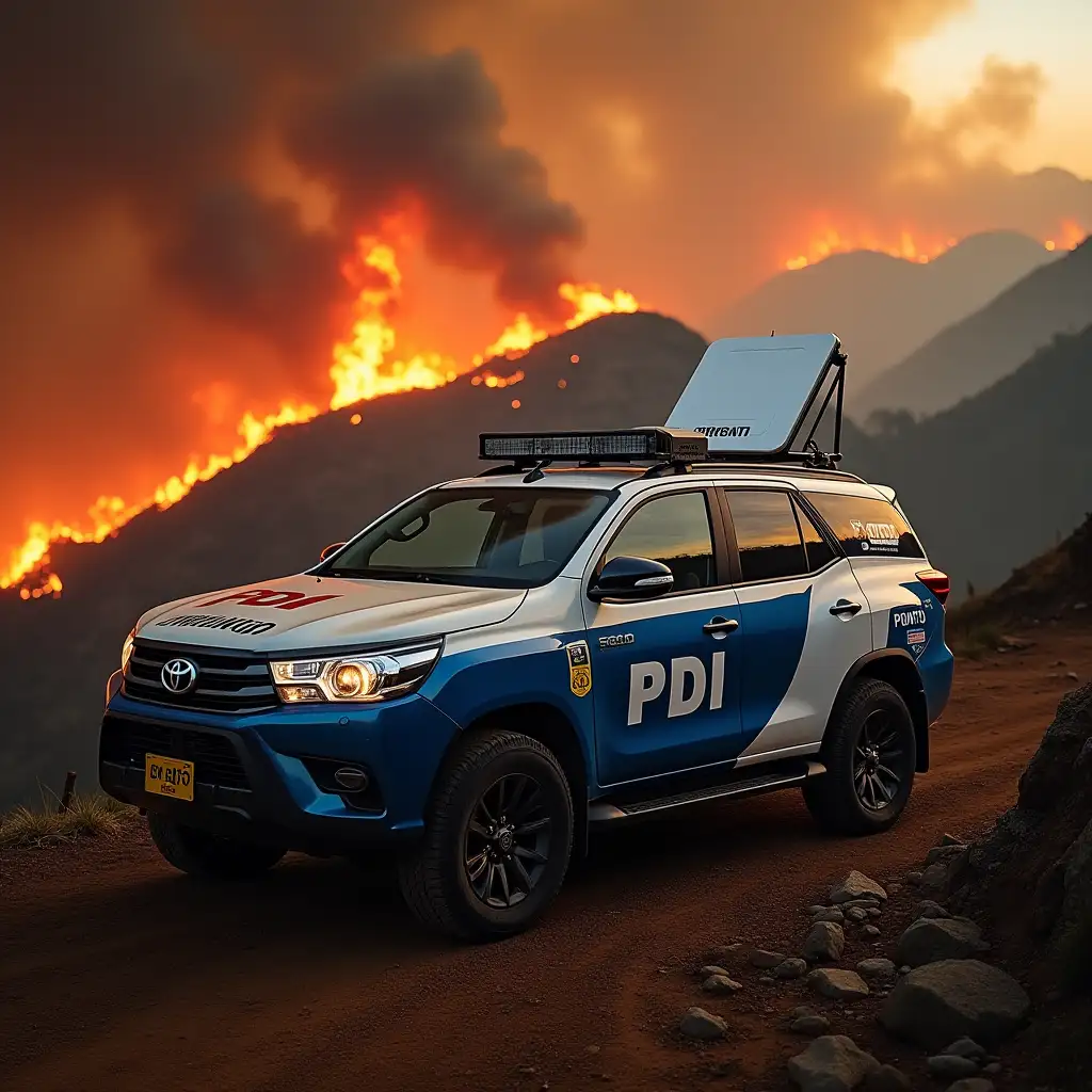 PDI-Vehicle-in-Action-During-Forest-Fire-with-Satellite-Communication-Panel