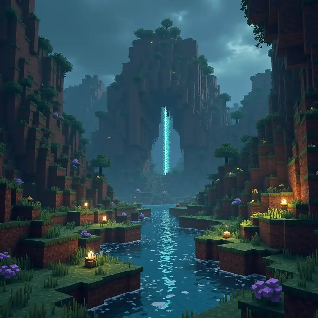 generate Stas Baretsky, mining diamonds in Minecraft