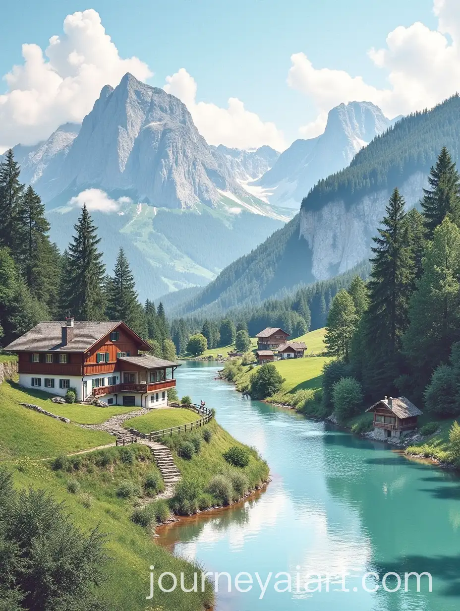 Scenic-Collage-of-Berchtesgaden-with-Greetings