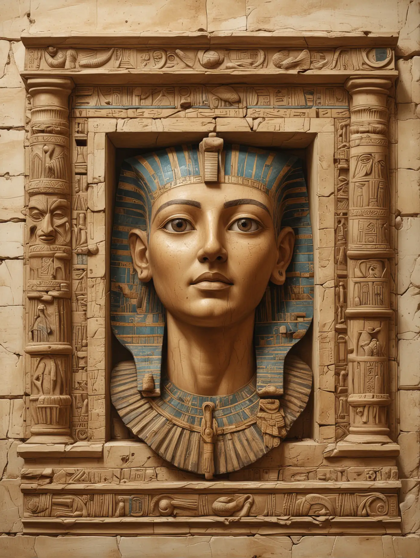 Trompe-Loeil-Ancient-Egypt-in-the-Style-of-Claude-Raguet-Hirst