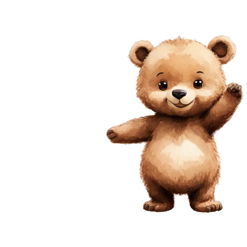 Cute-2D-Cartoon-Bear-PNG-for-Preschool-Teaching-and-Fairy-Tale-Illustration