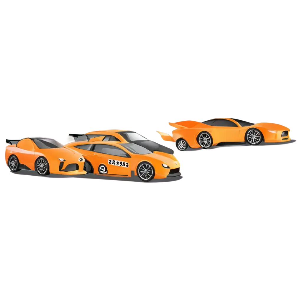 Create-KawaiiStyle-PNG-Car-Images-with-Orange-Dominance