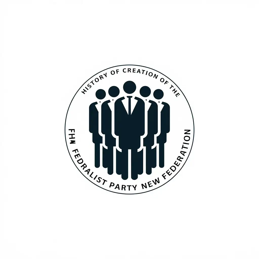 LOGO Design for History of Creation of the Federalist Party New Federation Business Suit Symbolism for Legal Industry