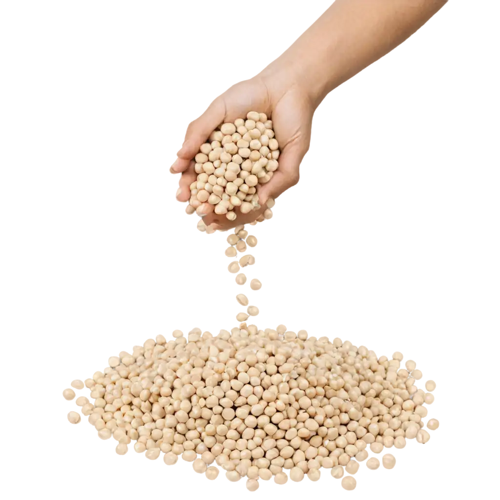 Hands-Spilling-Soy-Beans-PNG-Image-HighQuality-Transparent-Artwork-for-Various-Applications