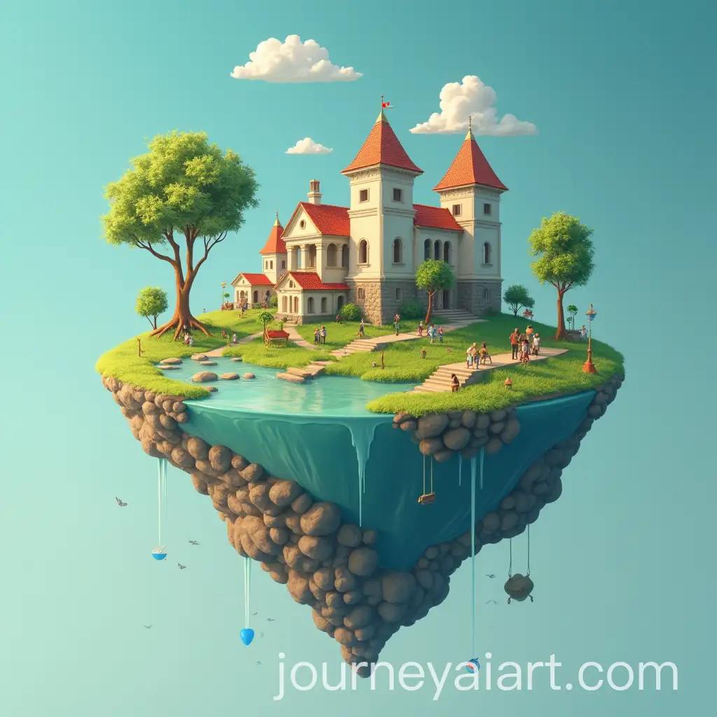 FlatAI-Art-Prompt-Expansion-Earth-Conceptual-Art-Representation-with-Surreal-Elements