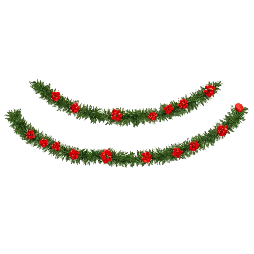 Garland-PNG-Image-HighQuality-Transparent-Visual-for-Seasonal-and-Decorative-Designs