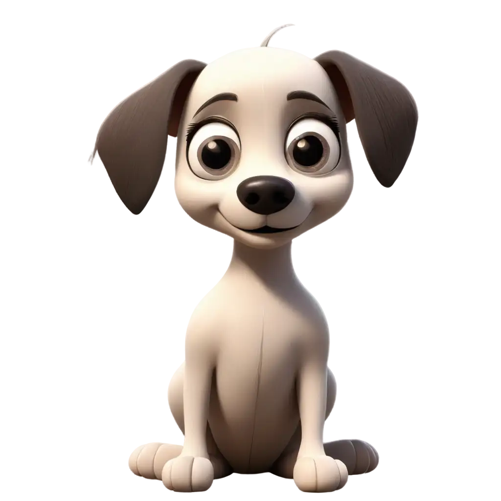 Cute-Animated-Cartoon-Dog-PNG-with-Big-Eyes-and-Floppy-Ears-for-Creative-Projects