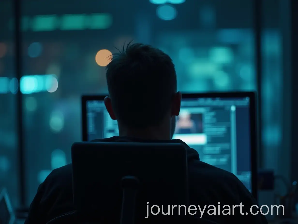CloseUpAI-Art-Prompt-Expansion-View-of-a-Hacker-at-a-Terminal-with-Back-to-Camera