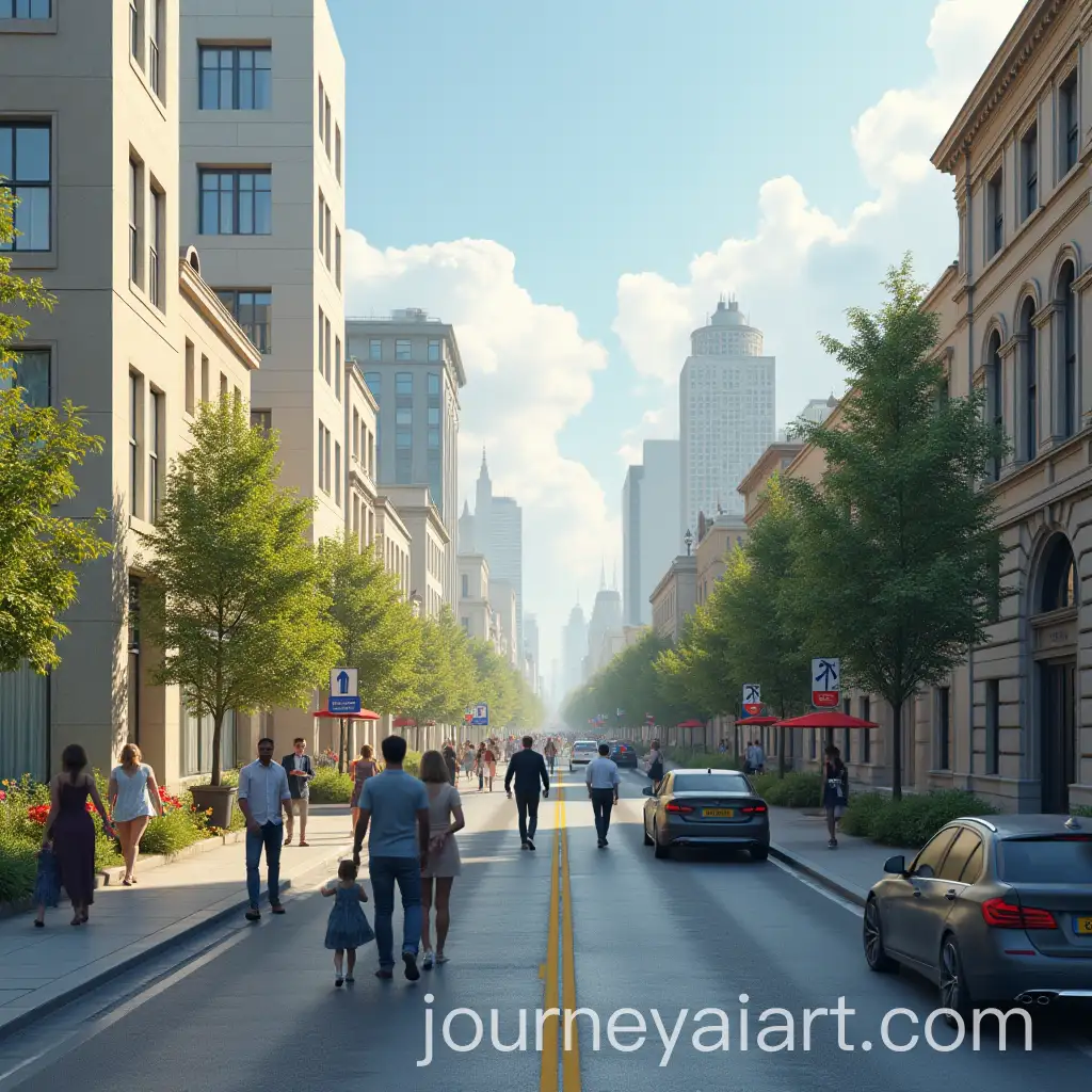 Realistic-Street-View-with-People-Interacting