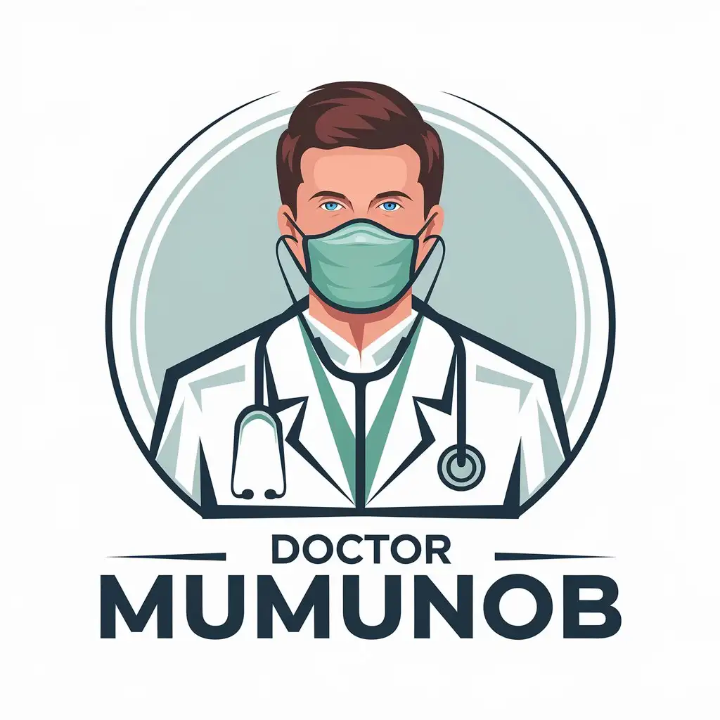 a vector logo design,with the text "Doctor", main symbol:Doctor Mumunov,Moderate,be used in anesthesiologist industry,clear background