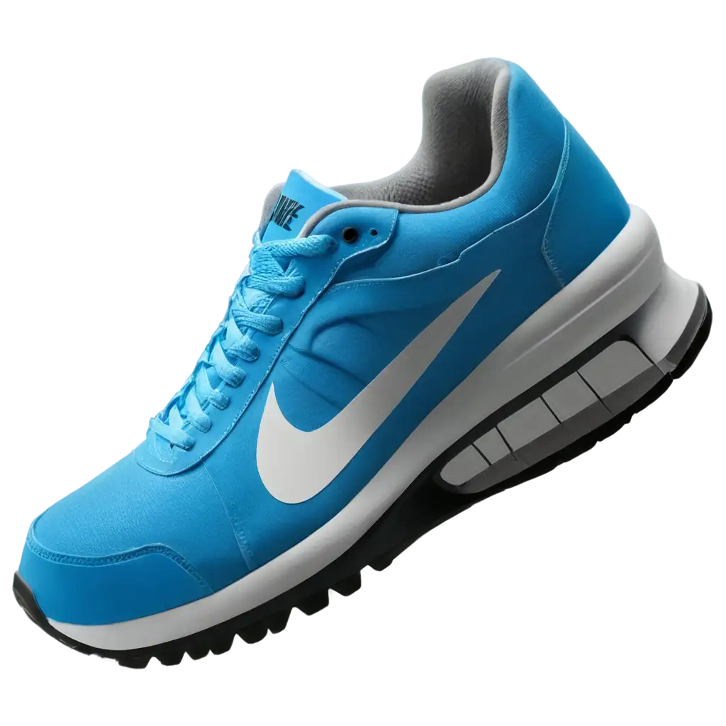 Nike shoe blue colour for poster