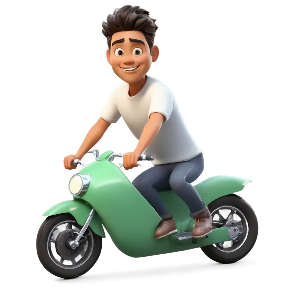 Cartoon-Man-Riding-a-Silky-Motor-PNG-Image-for-Creative-Projects