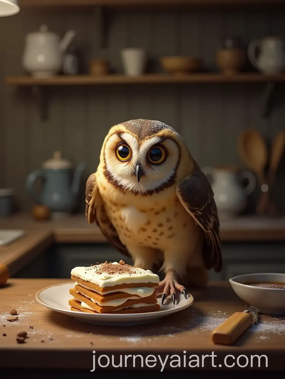 Owl-Preparing-Tiramisu-in-a-Rustic-Kitchen