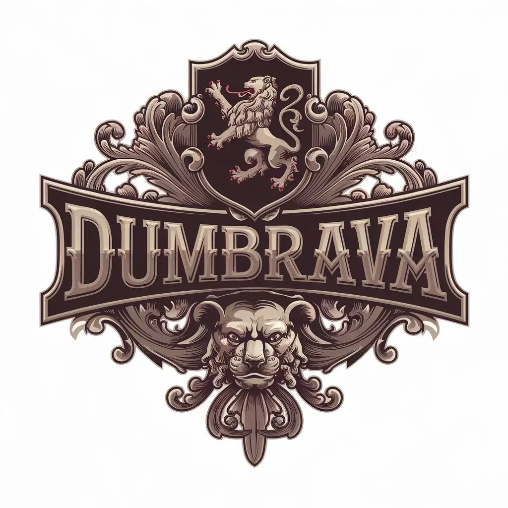 LOGO-Design-for-Dumbrava-Venetian-Lion-Shield-with-Clear-Background