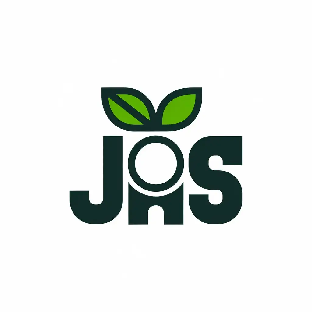 LOGO Design For JAS Elegant Leaf and Egg Symbol for Restaurant Industry