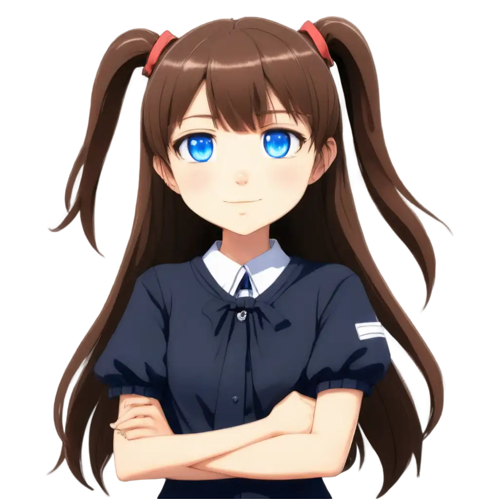 Cute-Anime-Girl-with-Brown-Hair-and-Blue-Eyes-PNG-Image