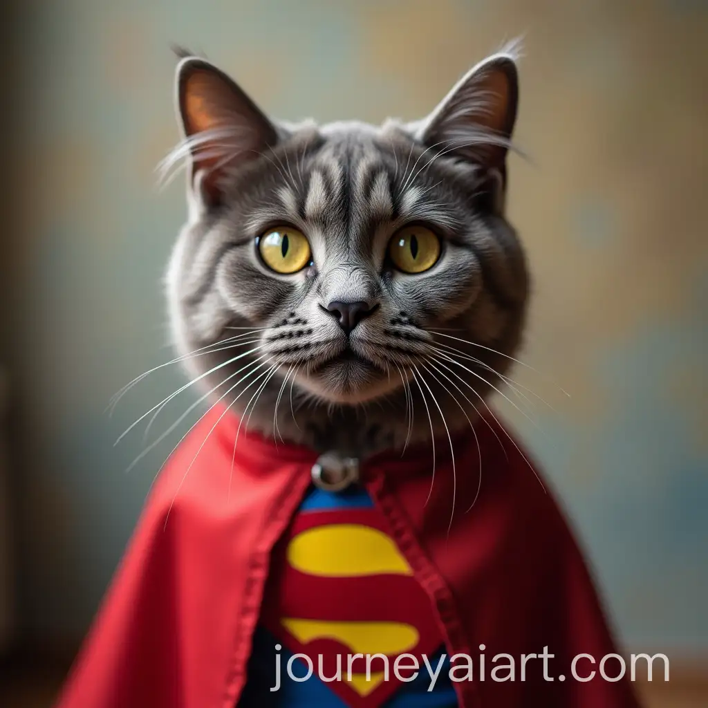 Cat-Wearing-Superhero-Cape-in-Action-Pose