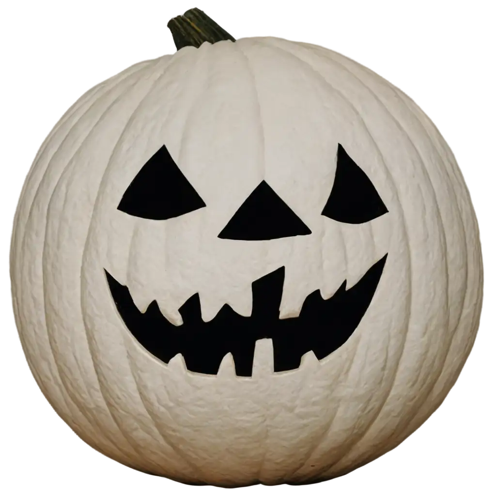 Jack o'-lantern with a scary face