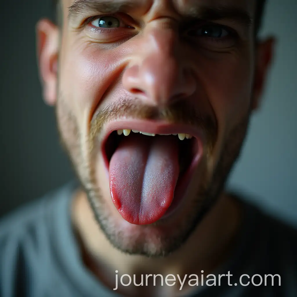 BulAI-Art-Expansiongarian-Man-in-His-Late20s-Experiencing-Coughing-Due-to-Cystic-Fibrosis