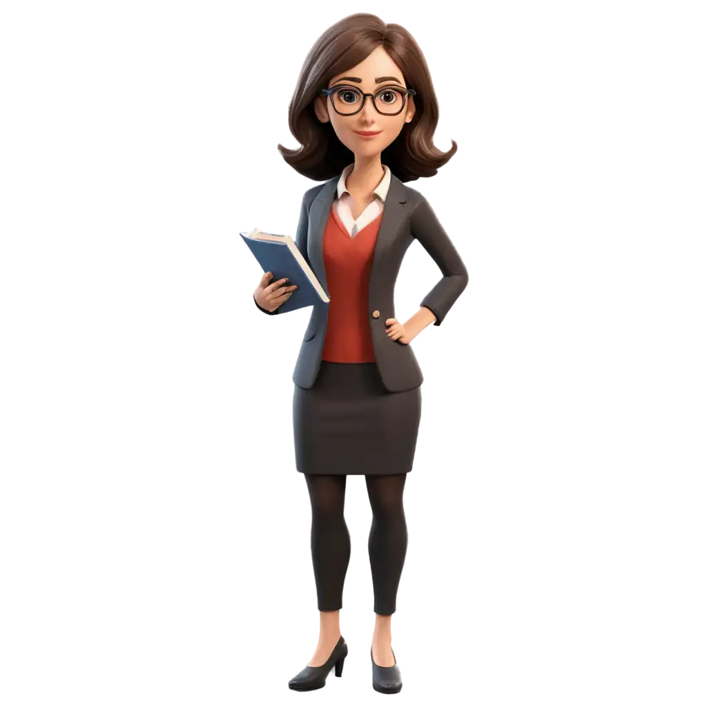 Female-Librarian-PNG-Image-Perfect-for-Educational-and-Creative-Projects