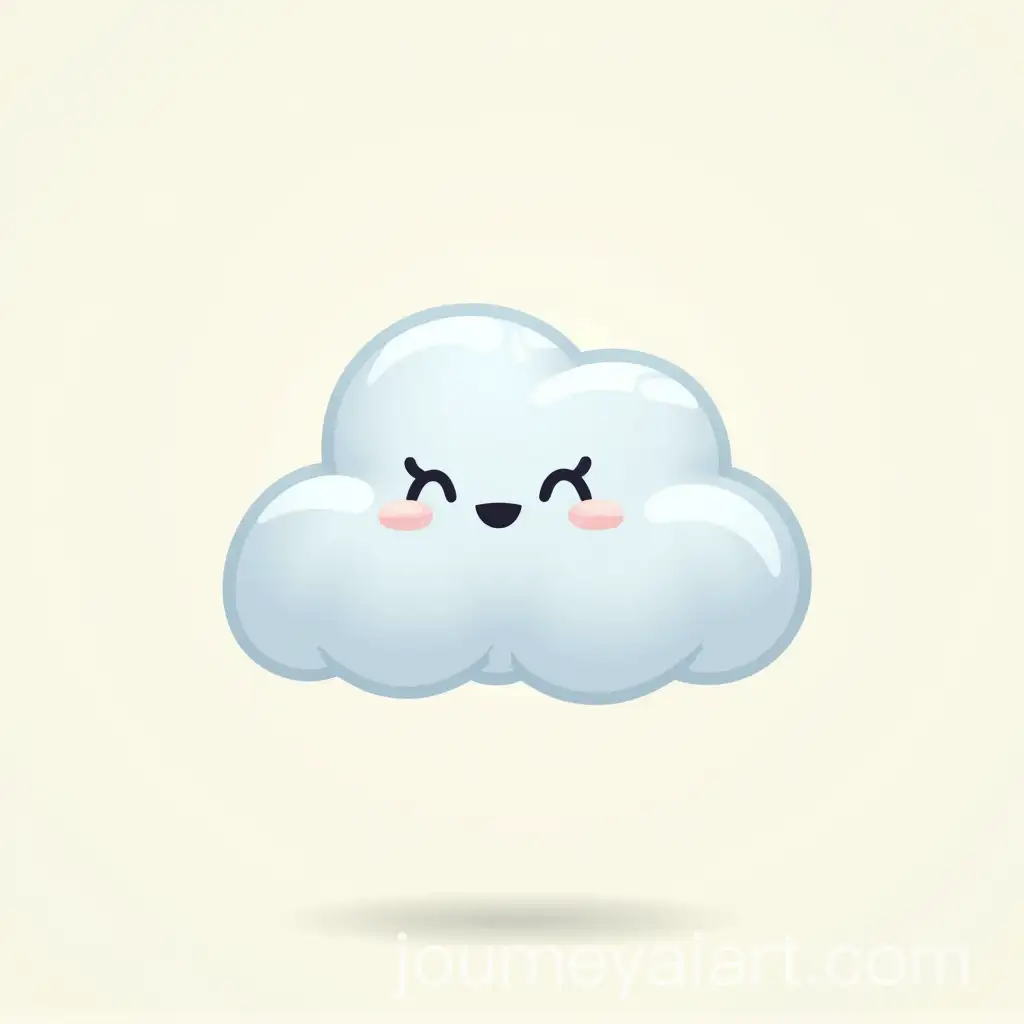 Cute-Cloud-Character-FlatAI-Art-Prompt-Expansion-Design-Mascot-with-Deviant-Art-Style