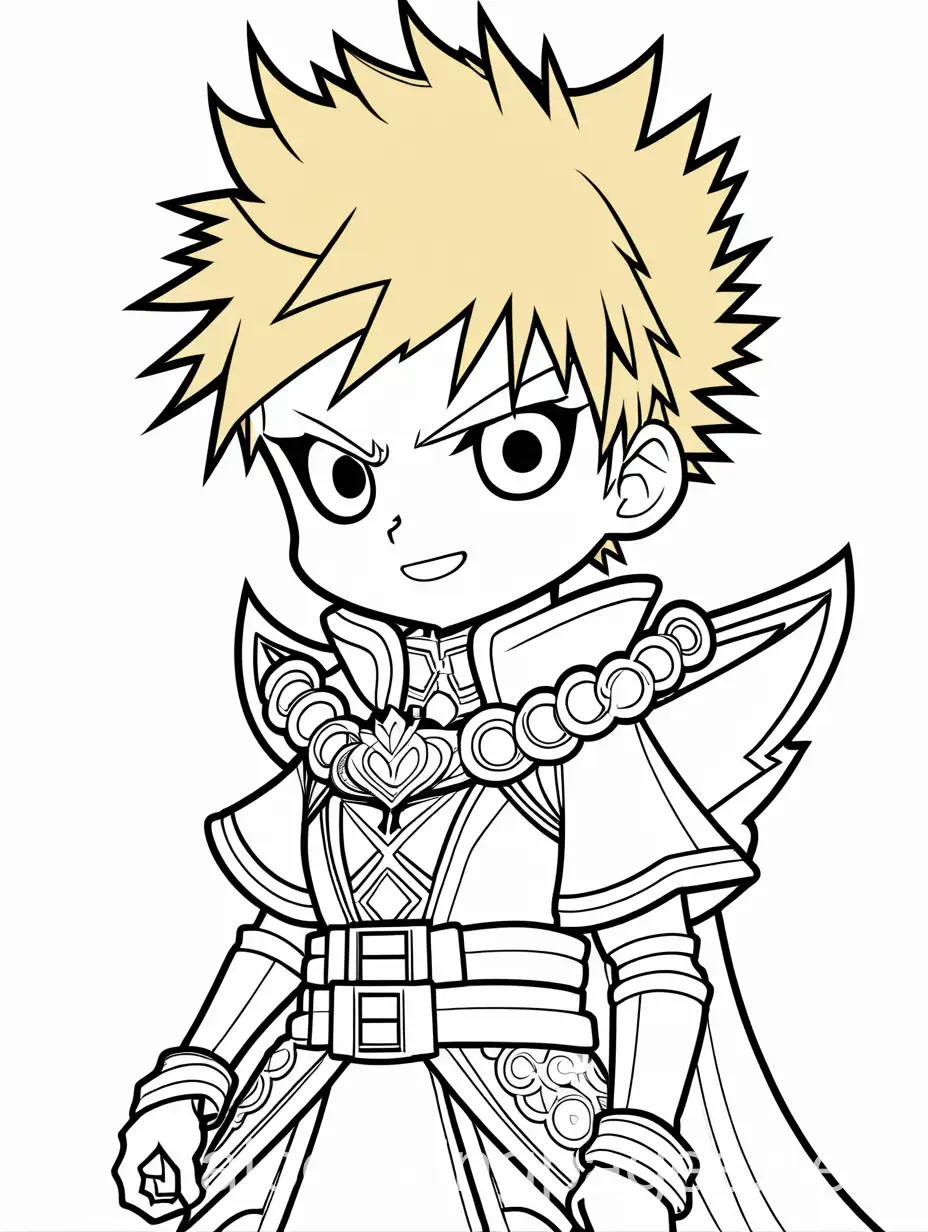 Bakugo-Katsuki-as-a-Princess-Coloring-Page-for-Kids