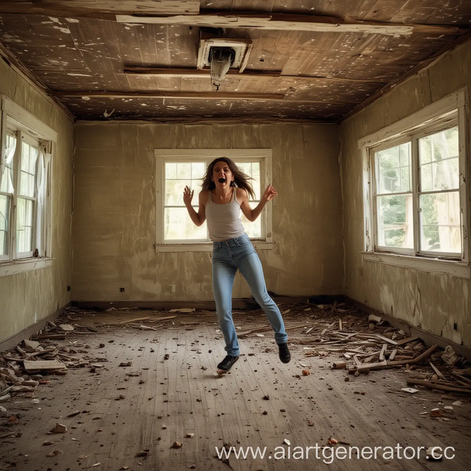 Dancing-Under-a-House-in-a-Funny-and-Scary-Dreamlike-Scene