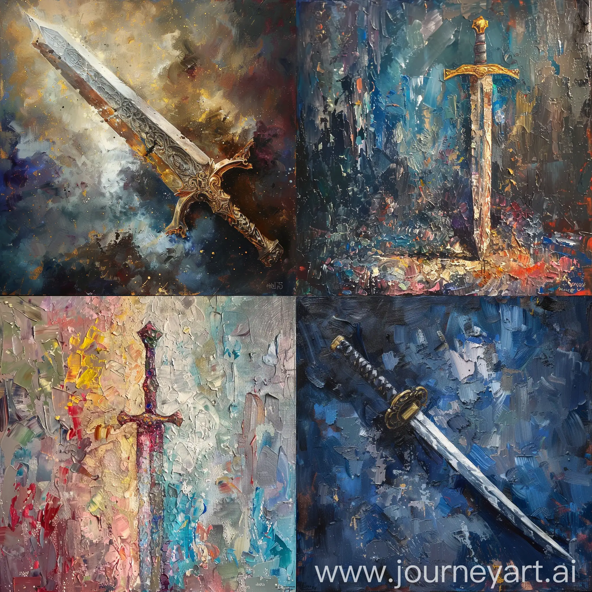 Impressionistic-Unbreakable-Sword-Artwork