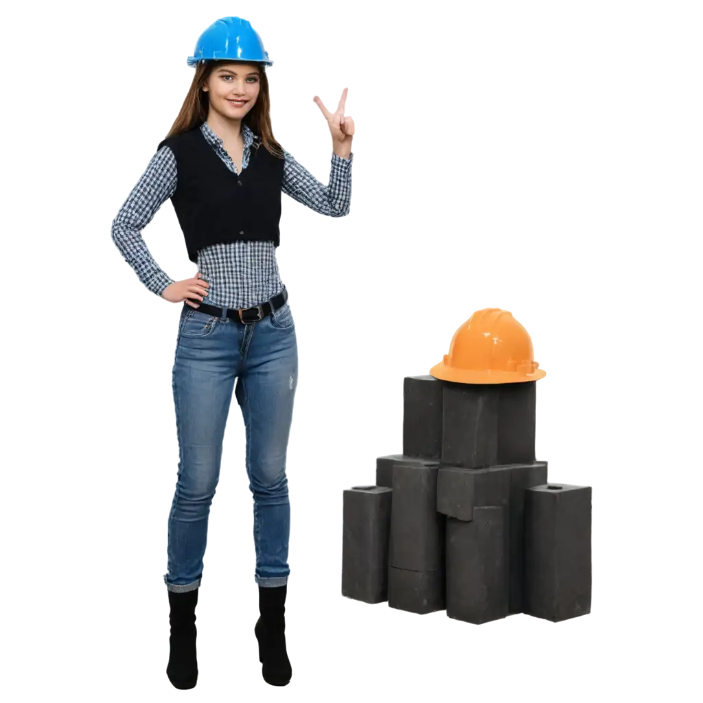 Construction-Girl-PNG-Image-HighQuality-Visual-for-Diverse-Use-Cases