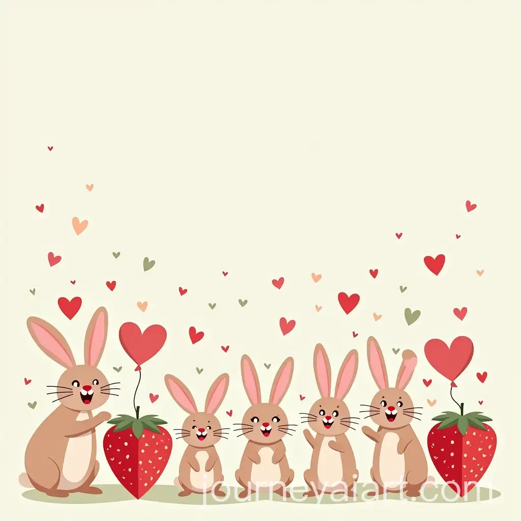 Joyful-Birthday-Celebration-for-9YearOld-Daughter-with-Rabbits-and-Strawberries