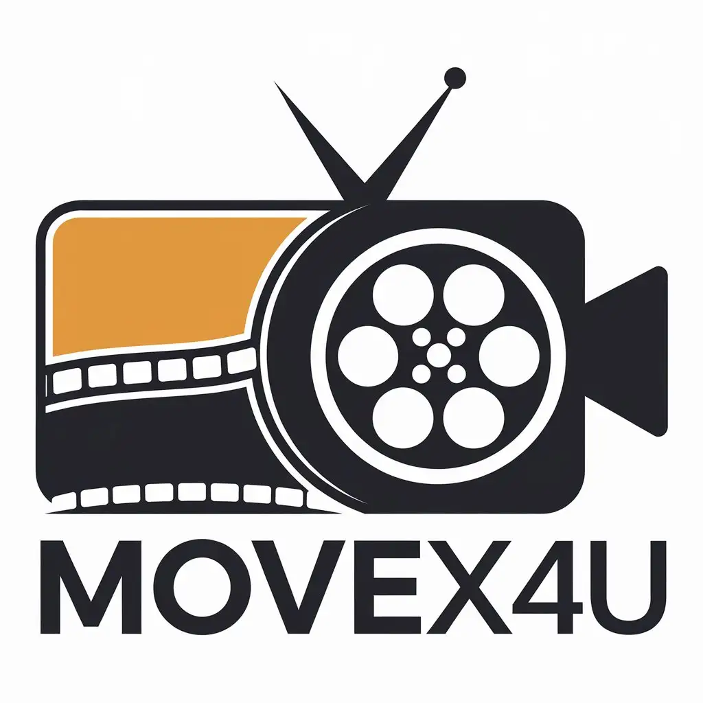 LOGO Design for MoveX4u Vector Design with TV Watch Movie O Symbol for Automotive Industry