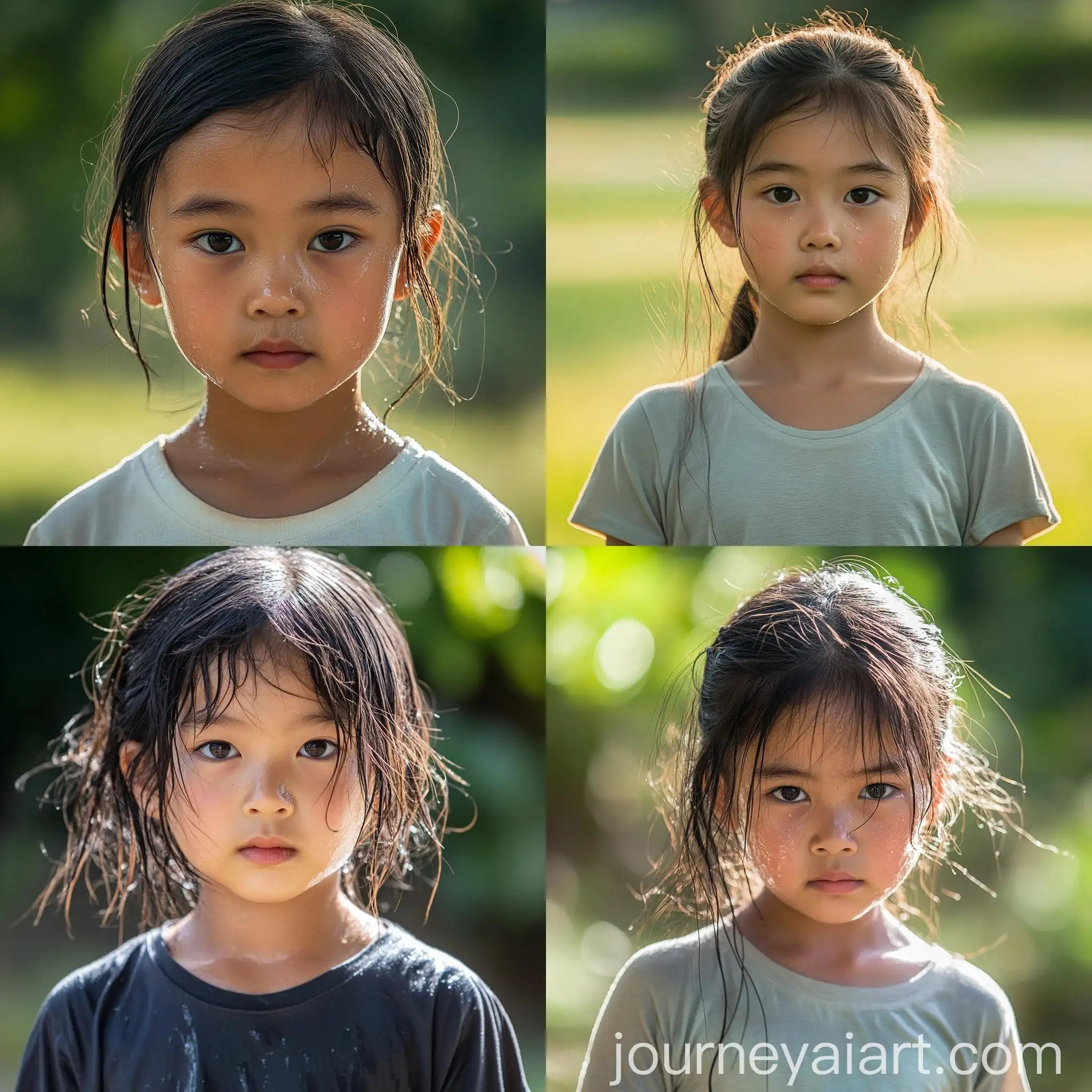 Young-Asian-Girl-Enjoying-Summer-Day-in-the-Park