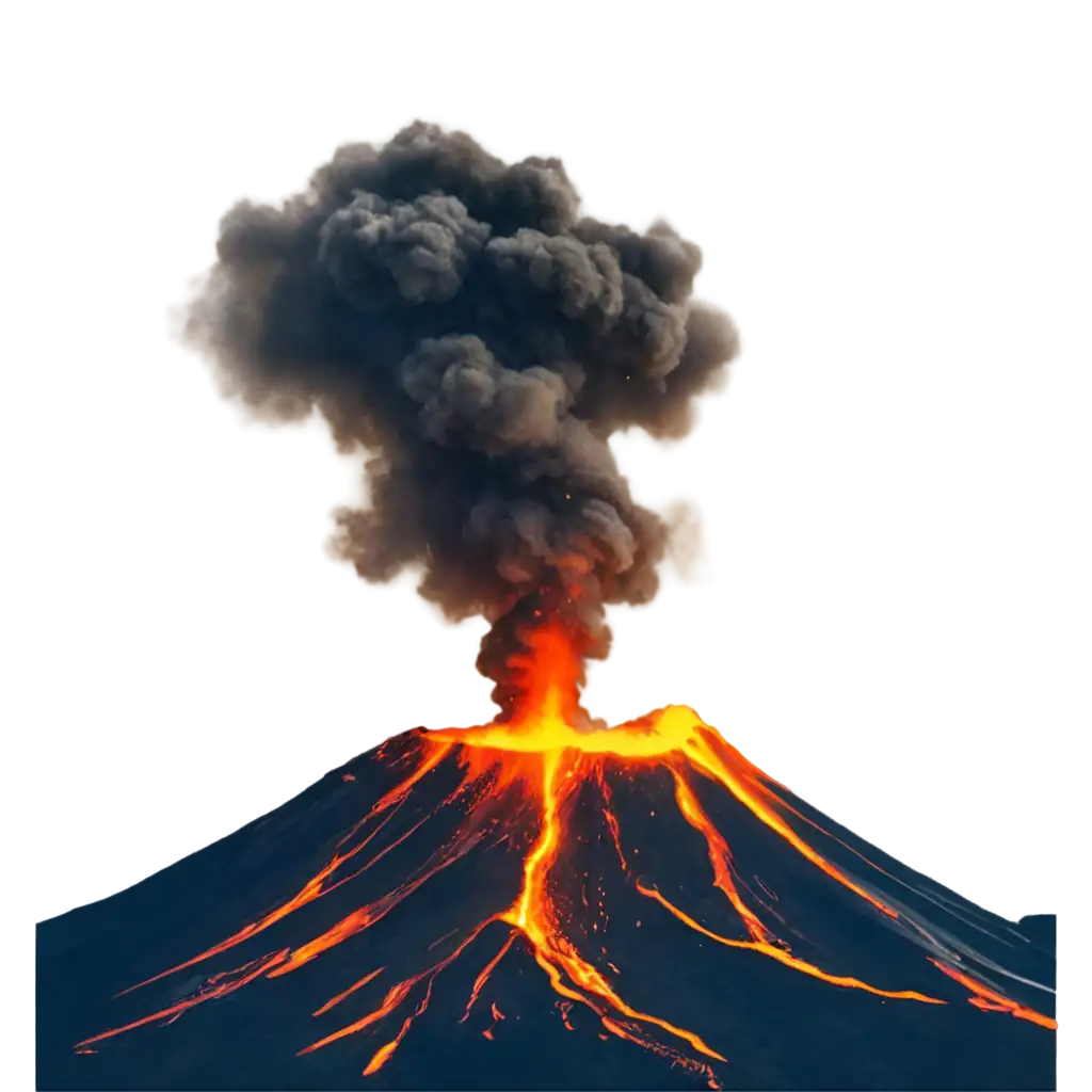 Volcano-Fire-PNG-Image-HighQuality-Transparent-Format-for-Versatile-Use