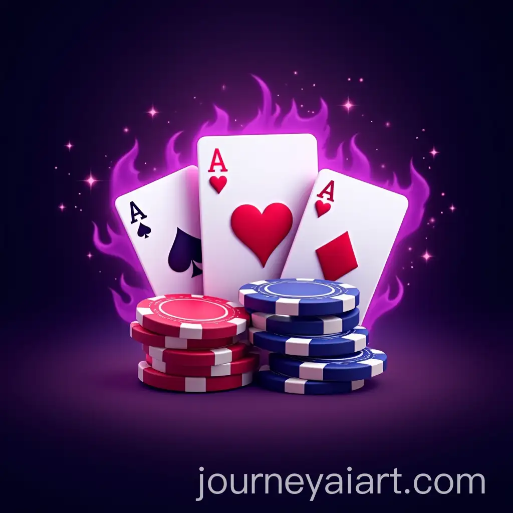 2D-Online-Casino-Logo-with-Cards-Chips-and-Purple-Fire-Background