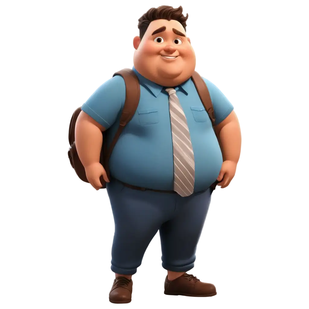 Fat-Man-Student-Cartoon-PNG-Image-for-Versatile-Use-in-Digital-Projects