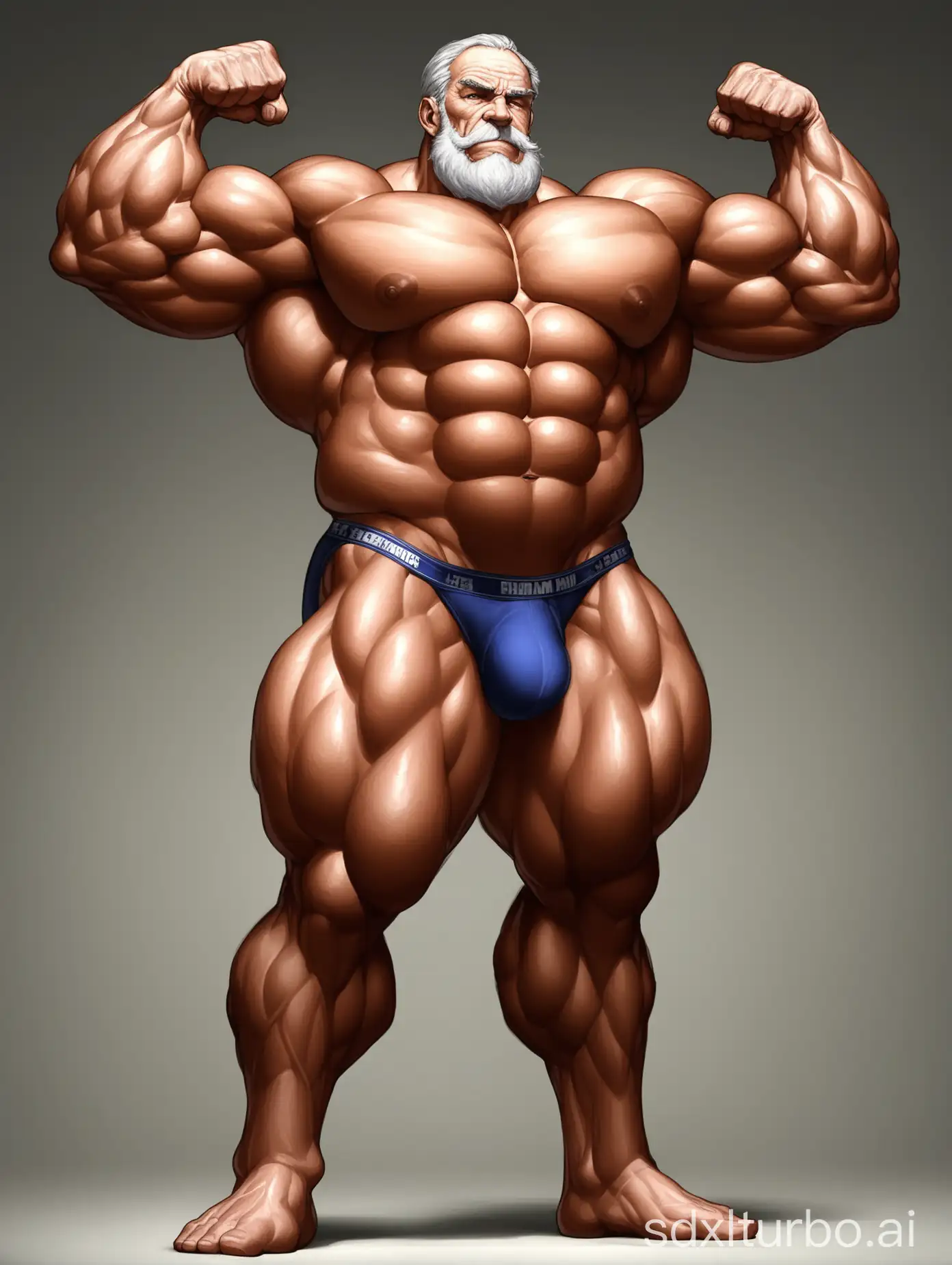 Giant-Old-Man-Displaying-Massive-Muscles-in-Underwear