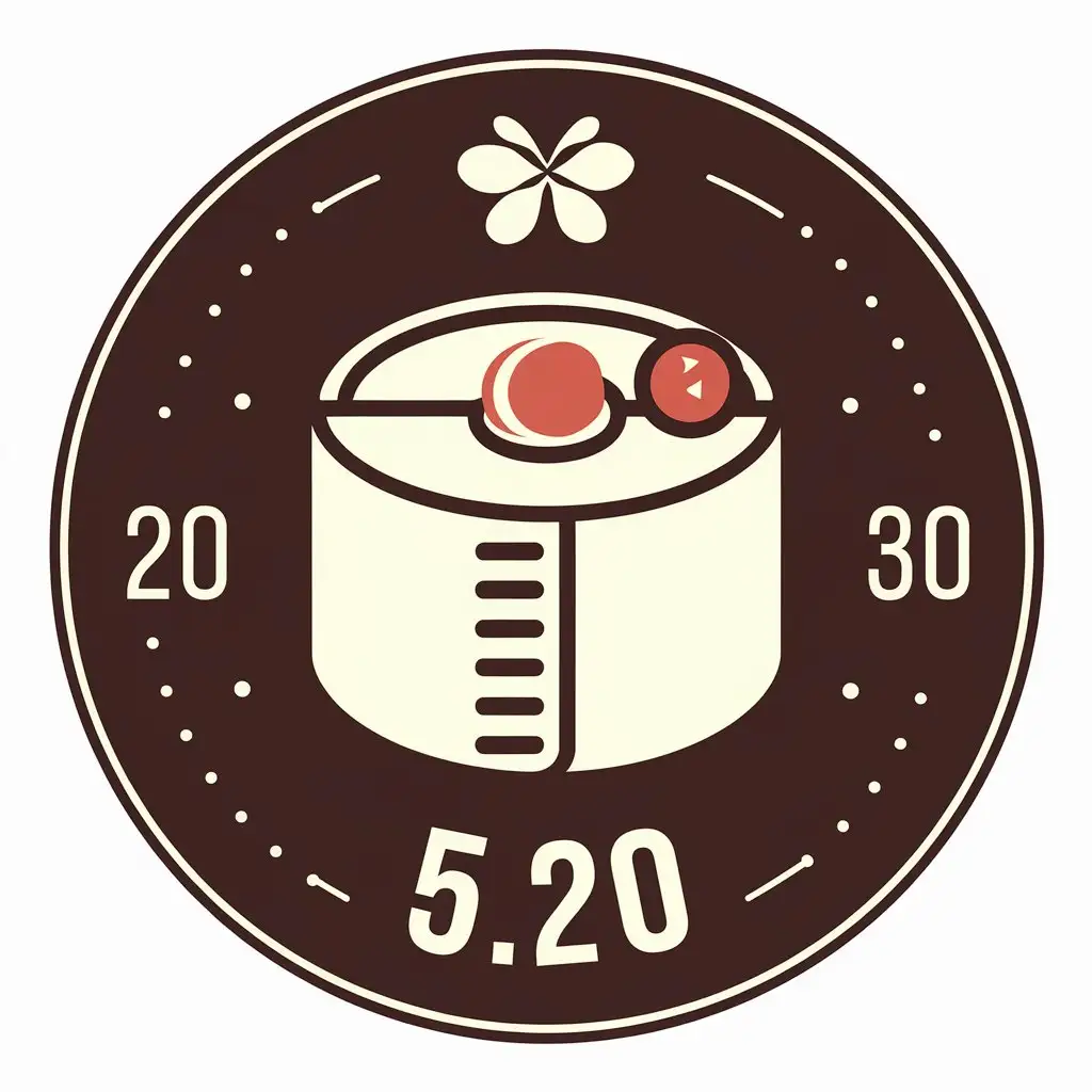 LOGO-Design-for-520-Bento-Cake-Themed-Restaurant-Logo-with-Modern-Aesthetics