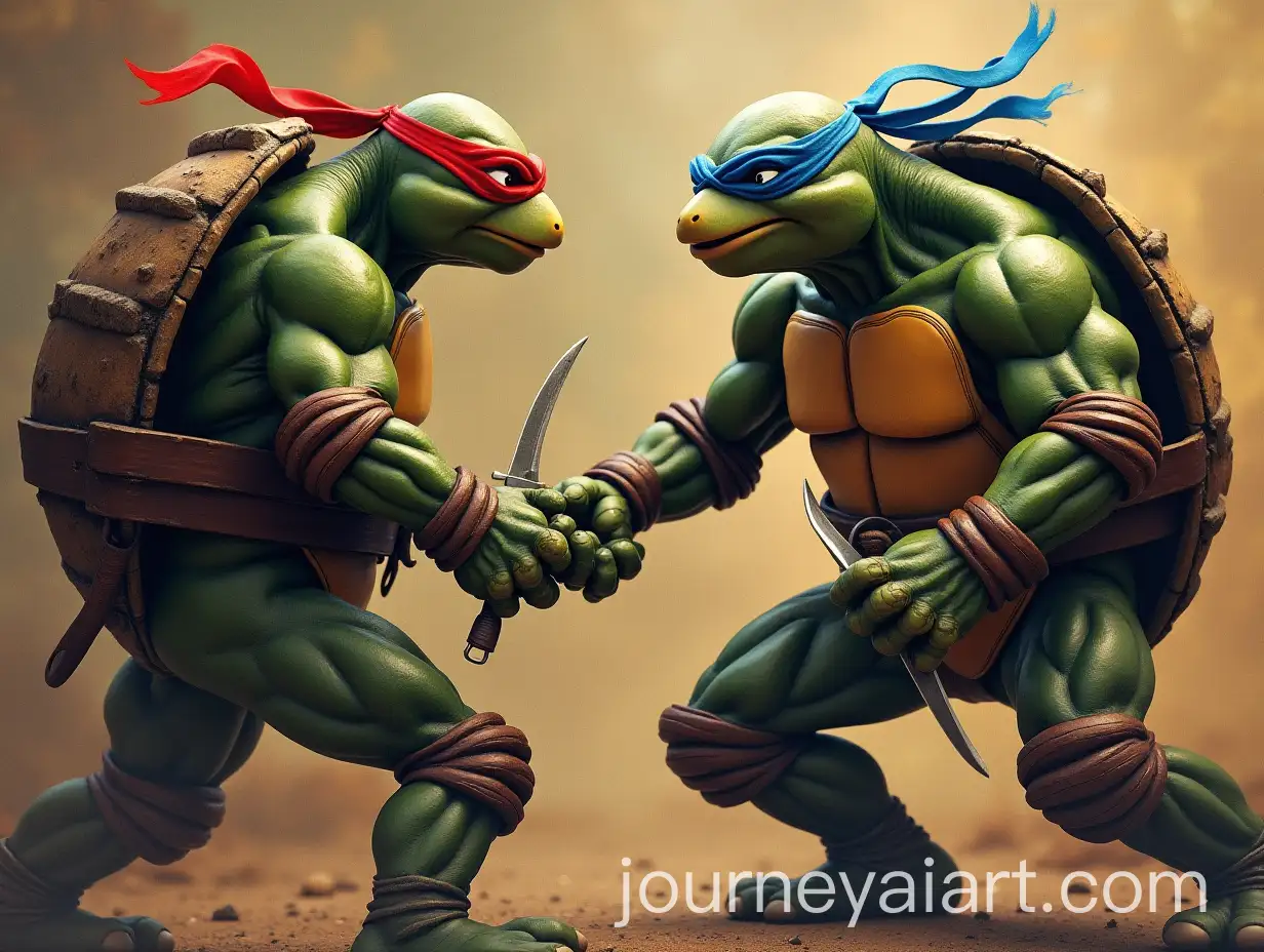 Vintage-Ninja-Turtles-Battle-Scene