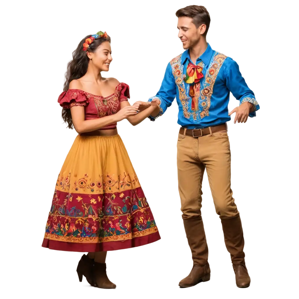 AI-Generated-Cute-Latino-Couple-in-Folk-Outfit-Dancing-PNG-Image