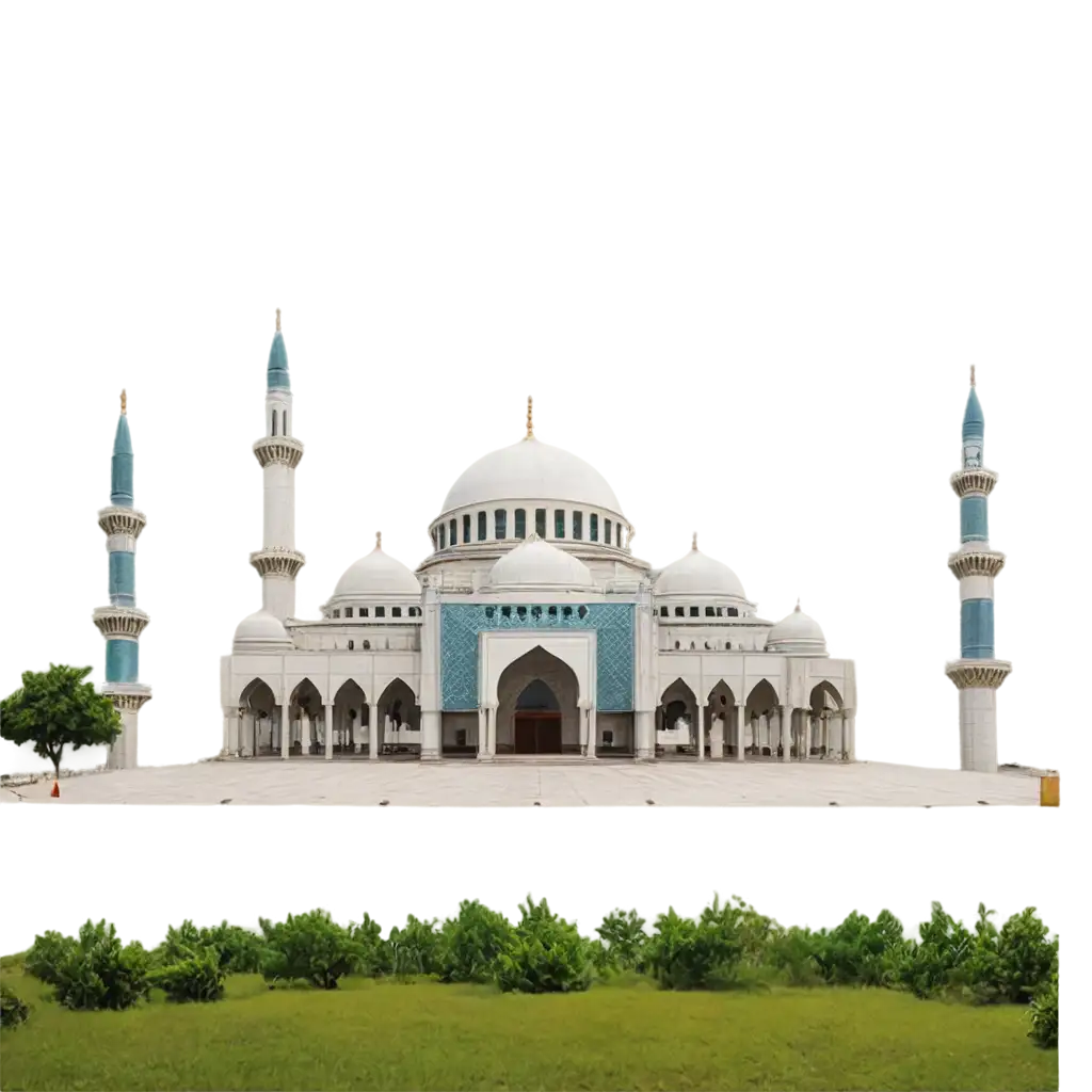 Beautiful-Mosque-PNG-Image-Without-Trees-High-Quality-and-Versatile-Design