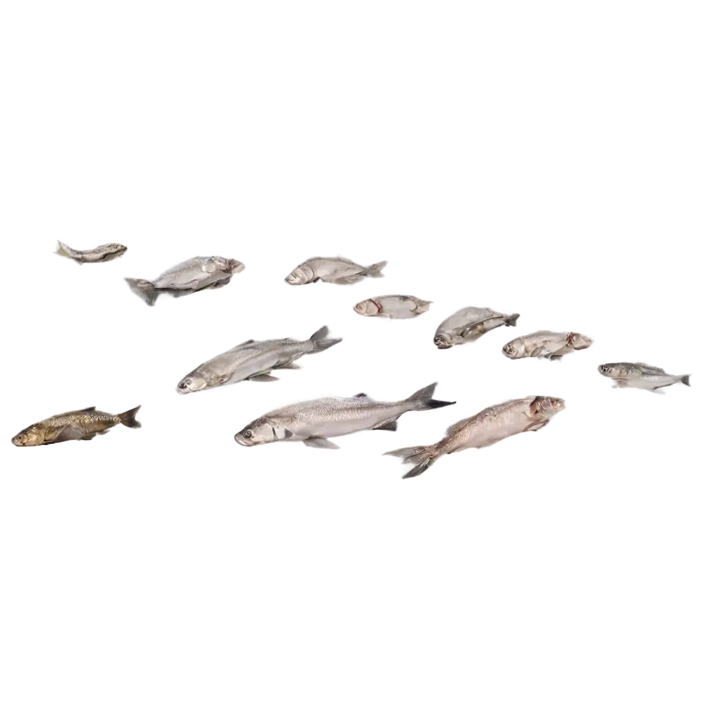 ImpactPNG-Image-Prompt-Analysisful-Representation-of-River-Pollution-Many-Fishes-Died-PNG-Image