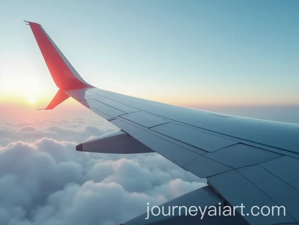 Closeup-View-of-Airplane-Tail-with-Dramatic-Clouds-and-Realistic-Detail