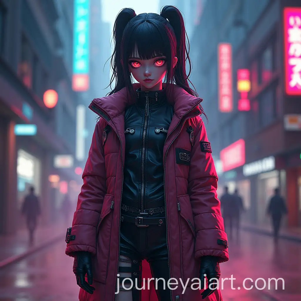 Cyberpunk-Girl-in-TPose-Full-Body-with-Futuristic-Details