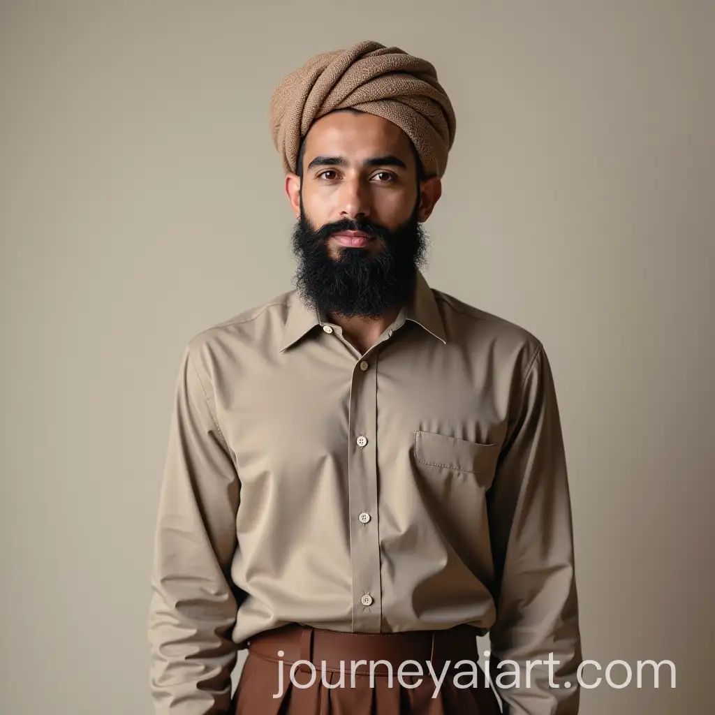 Shy-Male-Muslimah-in-Hijab-and-Skirt-with-Cute-Pose